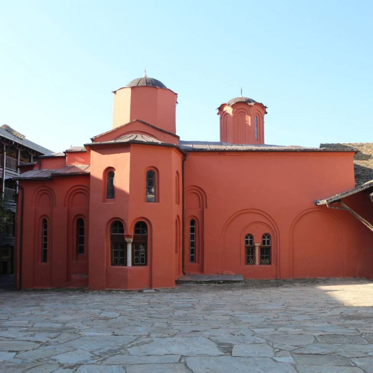 The old Cathedral, north view, with considerably less openings.