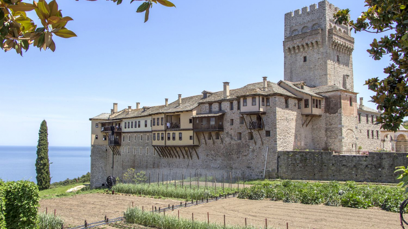 An external view of the Monastery.