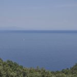 The sea as seen from the Monastery.