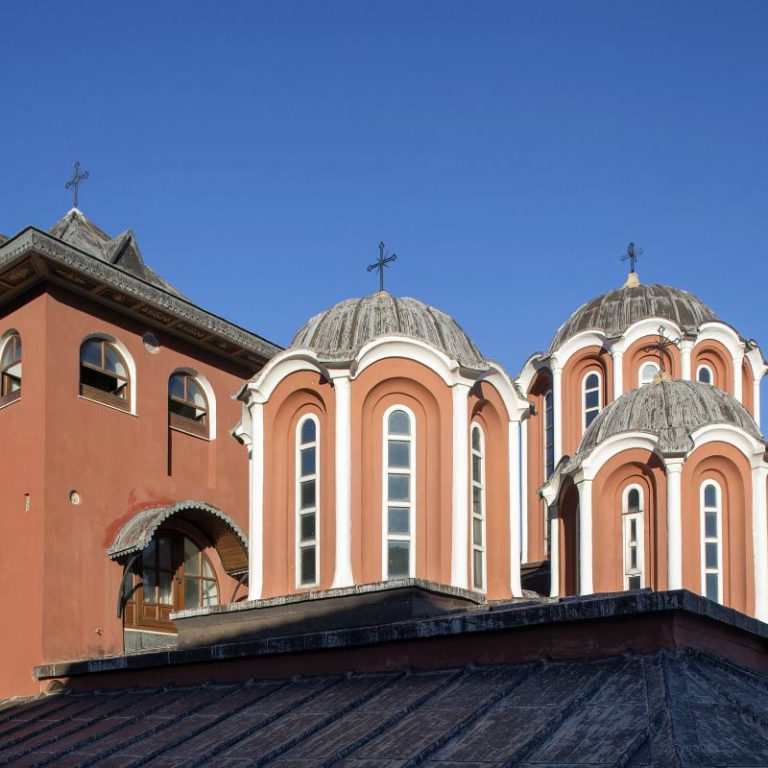 The bell tower.