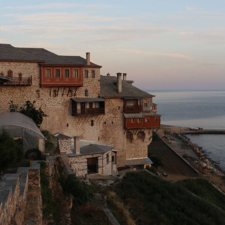 Northeast view of the Monastery.