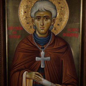 St Pavlos of Xeropotamos, the founder of the Monastery.