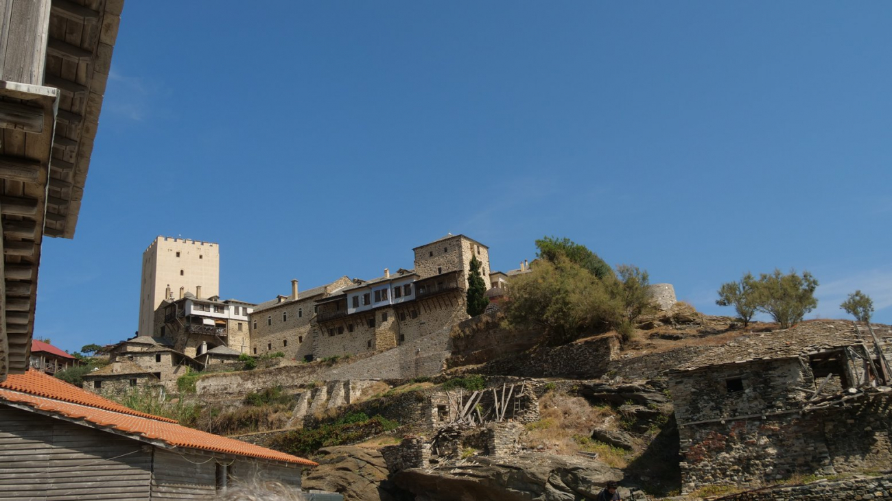 The Monastery has proudly stood at the top of the rocky overhang for centuries.