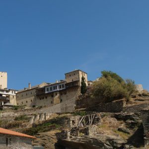 The Monastery has proudly stood at the top of the rocky overhang for centuries.