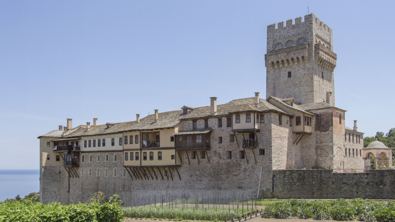 The Monastery seen from the north.