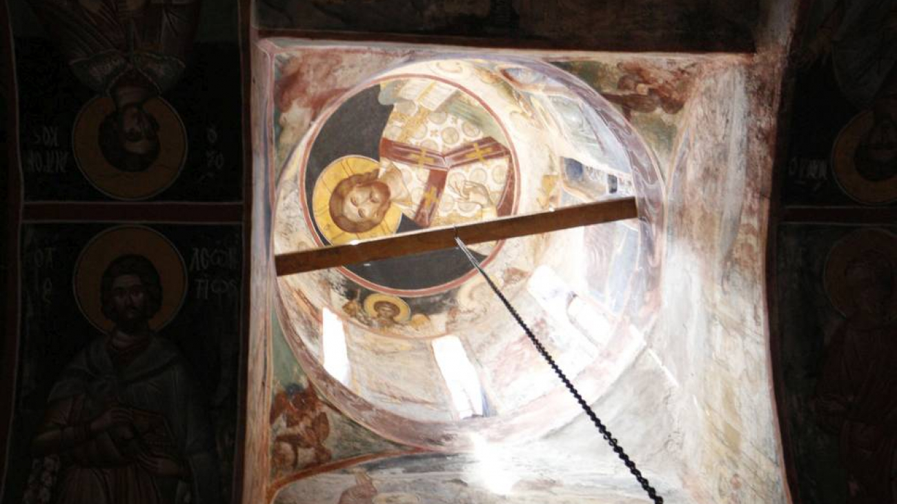 Dome of the St Demetrios' chapel.