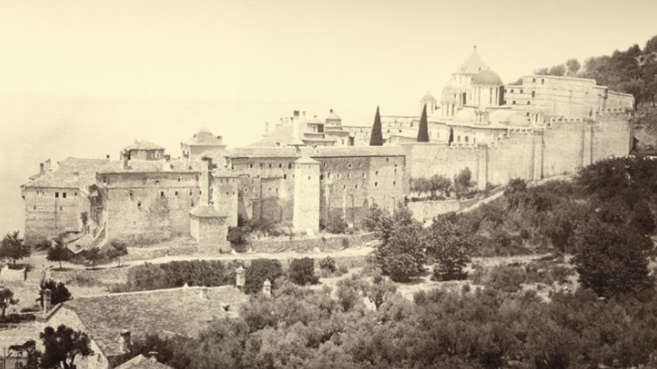 Photo of the Monastery of 1870.