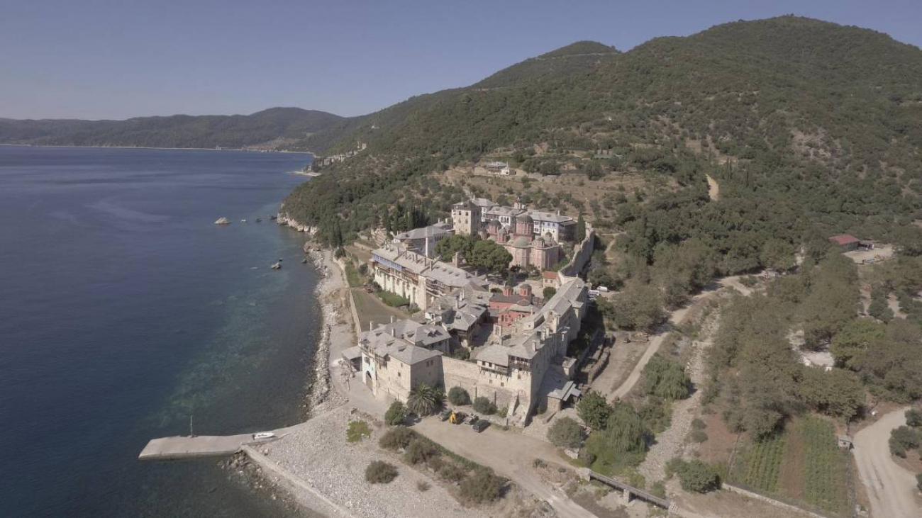 The Location of the Monastery, from the south.