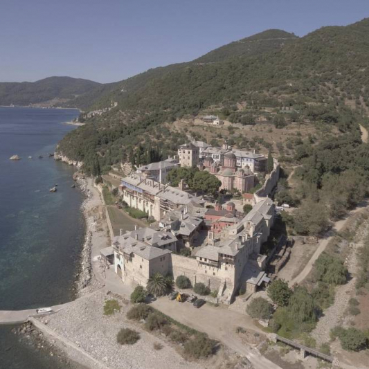 The Location of the Monastery, from the south.