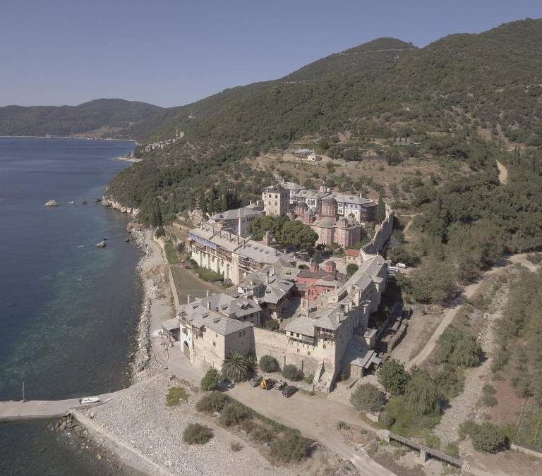 The Location of the Monastery, from the south.