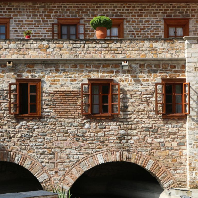 The building of the Monastery's library.