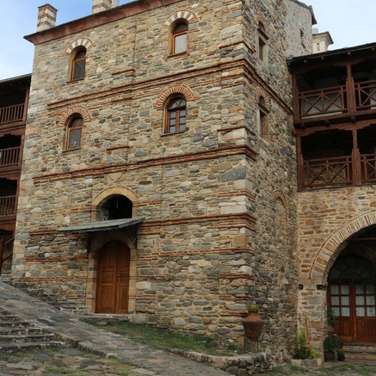 Interior of the building complex.