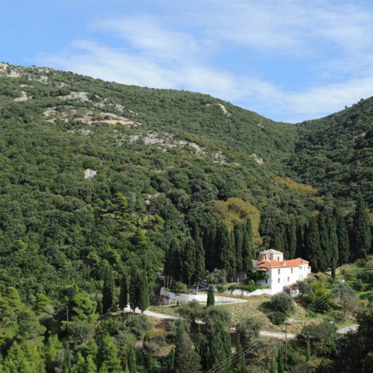 The Metochi of the Monastery in Skopelos island where the monks found shelter during the Greek Revolution of 1821.