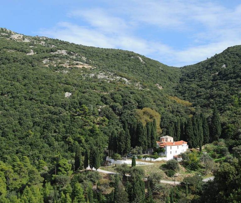 The Metochi of the Monastery in Skopelos island where the monks found shelter during the Greek Revolution of 1821.