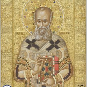 St. Niphon, patriarch of Constantinople. Portable icon, 21st century.