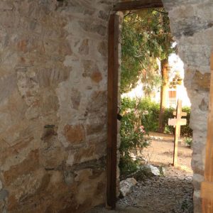 Door to the cemetary of the Monastery.