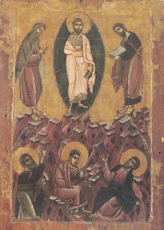 The transfiguration of the Christ, end of the 12th century.