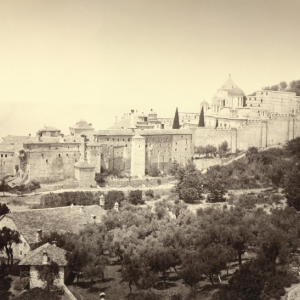 Φωτογραφία της Μονής από το 1870.